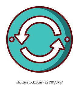 icono de signo de tráfico de imágenes vectoriales en fondo blanco