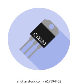 Vector Image Of A Transistor