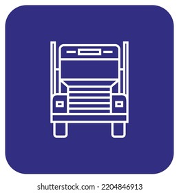 vector image. transport icon on dark blue background with white lines