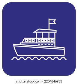 vector image. transport icon on dark blue background with white lines
