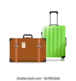 Vector image. Travel bag. Vacation  concept