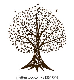 Vector image of a tree.