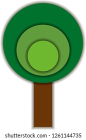 
Vector image of a tree. Can be used to illustrate any nature or healthy lifestyle topic.