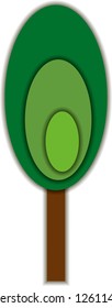 
Vector image of a tree. Can be used to illustrate any nature or healthy lifestyle topic.