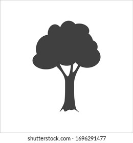 vector image of a tree on white isolate