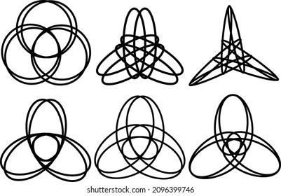 Vector image of triangle symbol. 