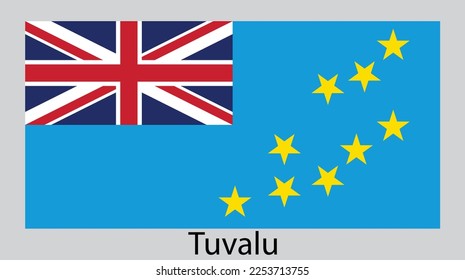 Vector Image Of Tuvalu Flag

