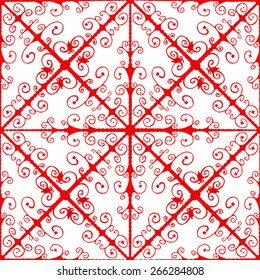 Vector image of a unique, abstract pattern