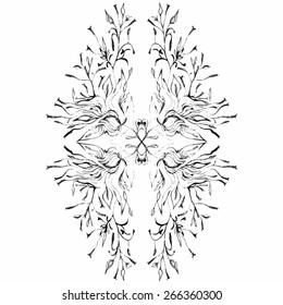 Vector image of an unique, abstract pattern