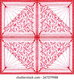 Vector image of an unique, abstract pattern