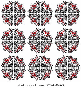 Vector image of an unique, abstract pattern