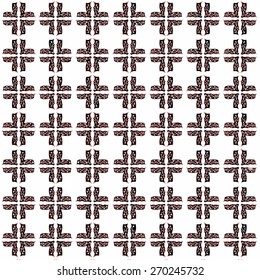 Vector image of an unique, abstract pattern