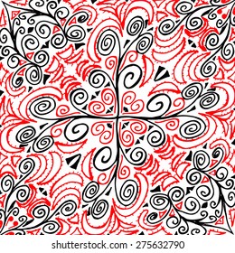 Vector image of an unique, abstract pattern