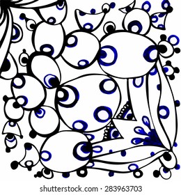 Vector image of an unique, abstract pattern