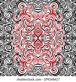 Vector image of an unique, abstract pattern