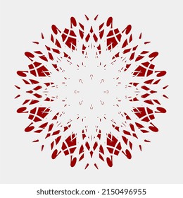 vector image unique, mandala, beautiful, motif, flower, bloom, monochrome, creative, decorative