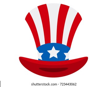 Vector image of USA forth of july Hat