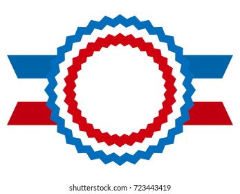 Vector image of USA Ribbon