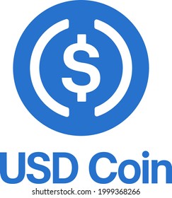 Imagen vectorial de la moneda usd. Criptodivisa, infografía
