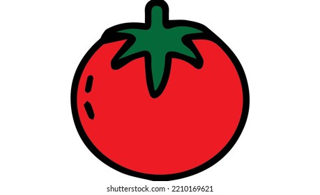 vector image of various kinds of fruits and vegetables that are good for body health.