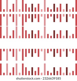 Vector image of various size changes and color changes of rectangles