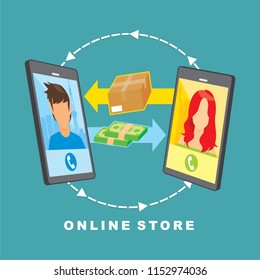 Vector image of various smartphone applications