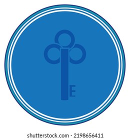 vector image. video game icons with blue background.