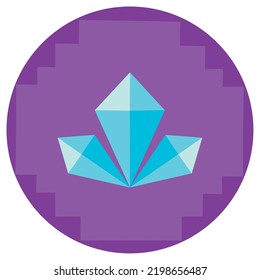 vector image. video game icons with purple background.