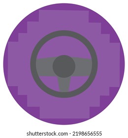 vector image. video game icons with purple background.