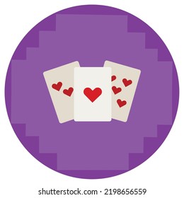 imagen vectorial. iconos de videojuegos con fondo morado.