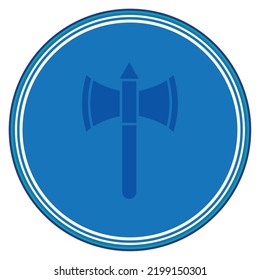 vector image. video game icons with blue background.