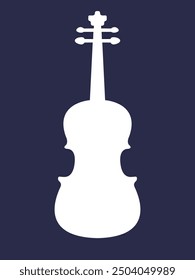 vector image of a violin musical instrument