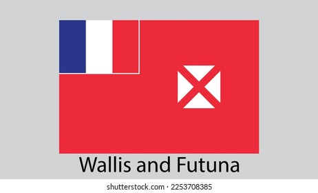 Vector Image Of Wallis And Futuna Flag
