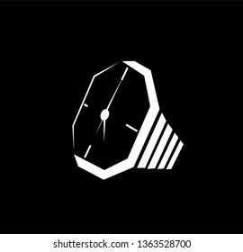 vector image of watch and clock for business company