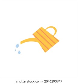 Vector image of a watering can