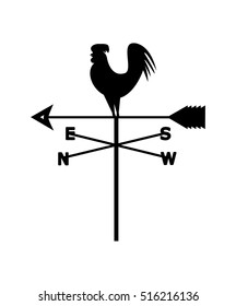 Vector Image Of A Weather Vane 