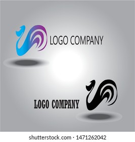 vector image of a wing for a company logo