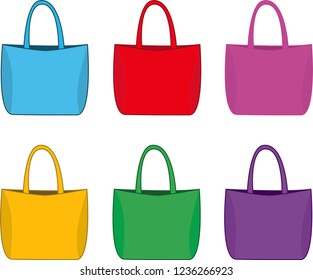 vector image of women bag
