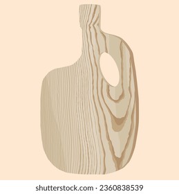 Imagen vectorial de un tablero de madera