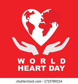 vector image of world heart day