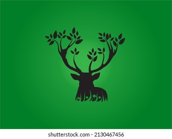 Vector image of world wild life day, flora and fauna day logo, suitable for posters calling for protection of wild nature and forests.