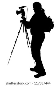 3,314 Boy with camera silhouette Images, Stock Photos & Vectors ...