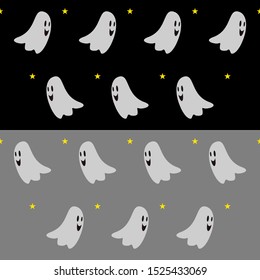 Vector image.Happy Halloween. Castings  on a dark background.