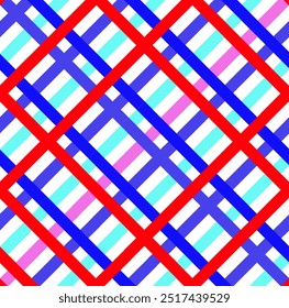 Vector image,Red, blue, green, and pink lines overlap in an orderly fashion. - Powered by Shutterstock - Get 15% off with code: PIKWIZARD15