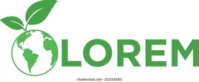 vector images for company logos or community logos engaged in reforestation or reforestation
