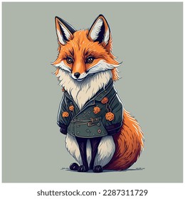 vector images fox illustration