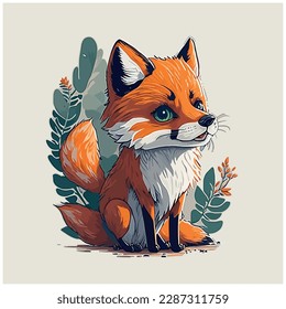 vector images fox illustration