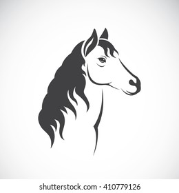 Vector images of horse head design on a white background, Horse Logo, Horse Tattoo, Vector horse head for your design, Horse Icon