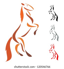 Vector Images of Horse Mascot