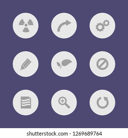 Vector images. Icon set for buttons.